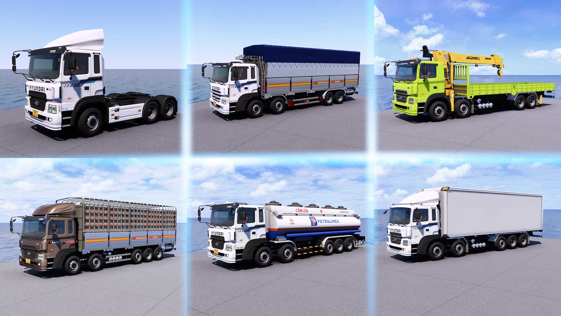 MOD ETS2 - Xe Tải Hyundai Trago/HD