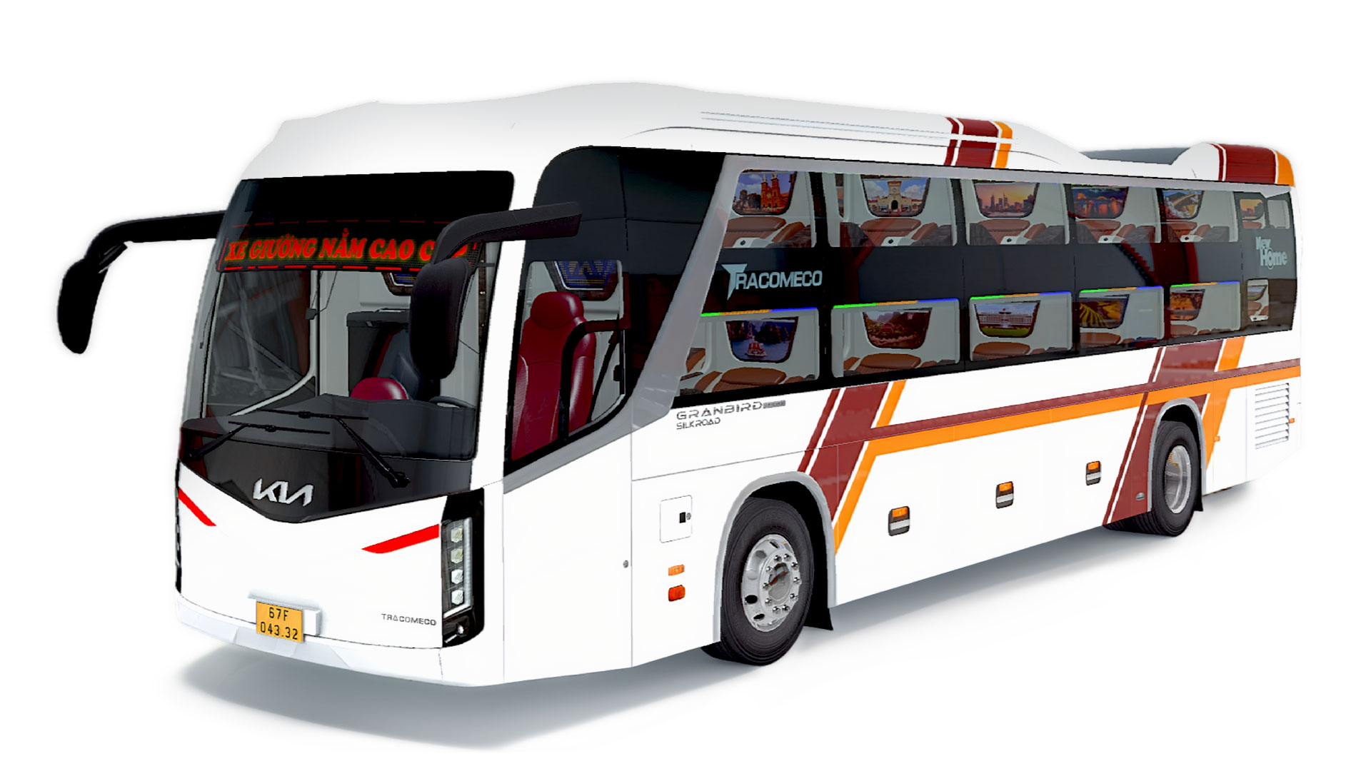 0-d MOD ETS2 - Xe Khách KIA Grandbird Tracomeco Giường Nằm