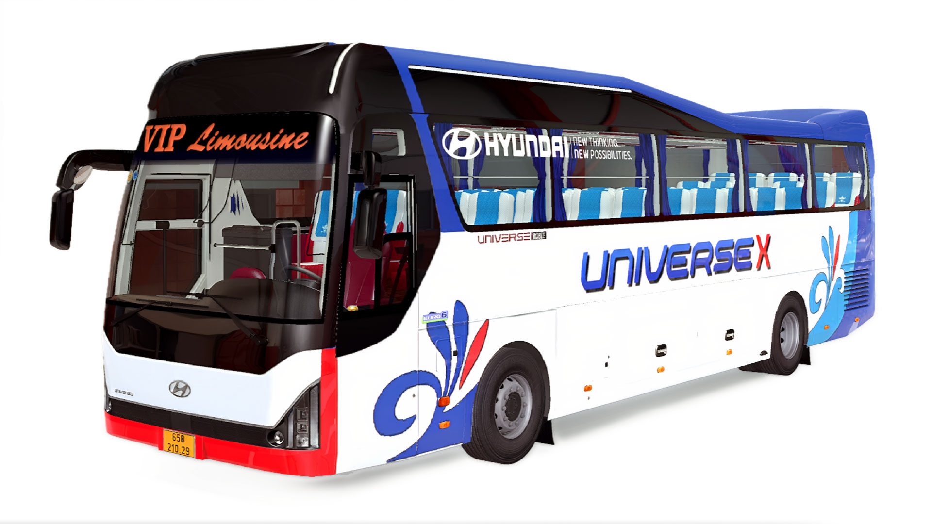 0a MOD ETS2 - Xe Khách Hyundai Universe 2015-2022 Ghế Ngồi
