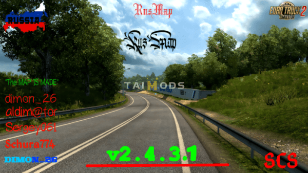 ETS2 - Rusmap Update to Version 2.43.1 (1.43.x)