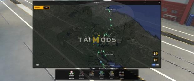 ETS2 - Map of Russia RusMap V5.0 (1.41.x)