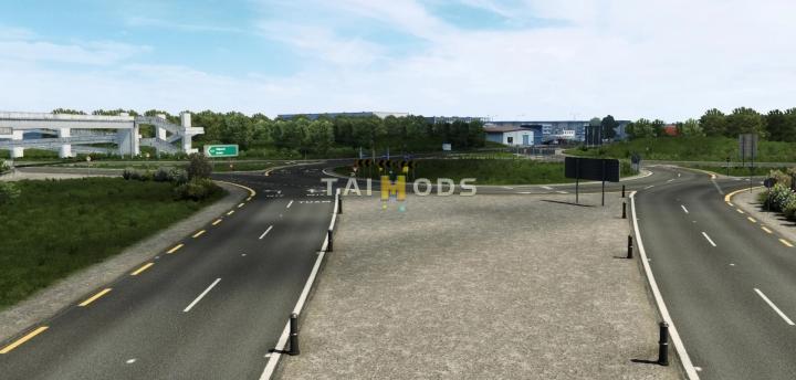 ETS2 - Promods Addon: Ireland Map V0.1.1 - Tuam and Area (1.41.x)