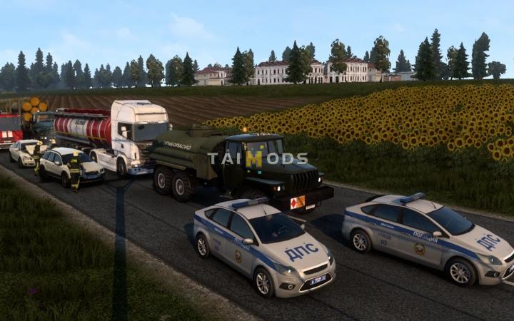 ETS2 - Russian Open Spaces V11.0 (1.41.x)