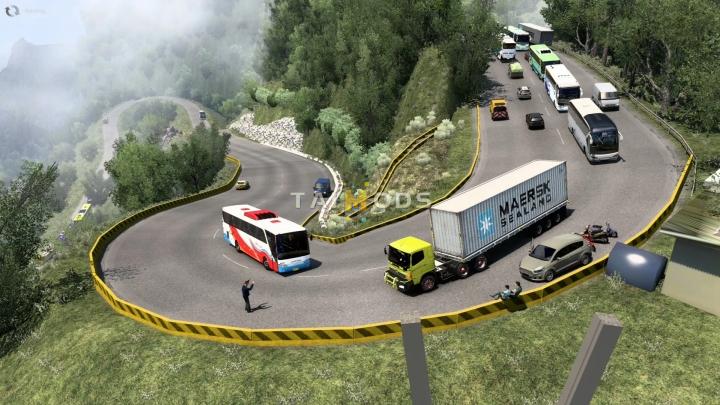ETS2 - SuJaLi Map (Sumatra Jawa Bali) Big Map (1.41.x)