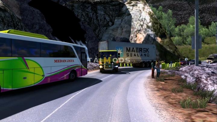 ETS2 - SuJaLi Map (Sumatra Jawa Bali) Big Map (1.41.x)