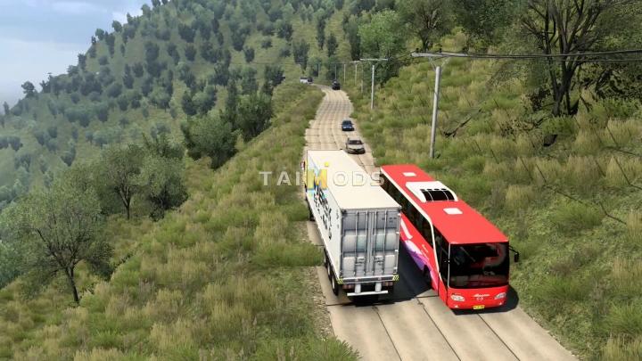 ETS2 - SuJaLi Map (Sumatra Jawa Bali) Big Map (1.41.x)