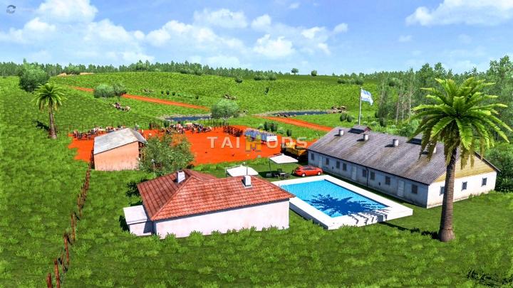 ETS2 - New Argentina Map Mod Mapa Ceibo V1.8 (1.41.x)