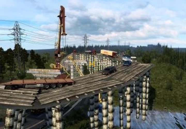 ETS2 - Map Harsh Russian Siberia r15 (1.40.x)