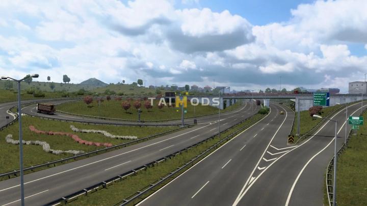 ETS2 - 1:3 Güney Marmara Map V1.1 (1.40.x)