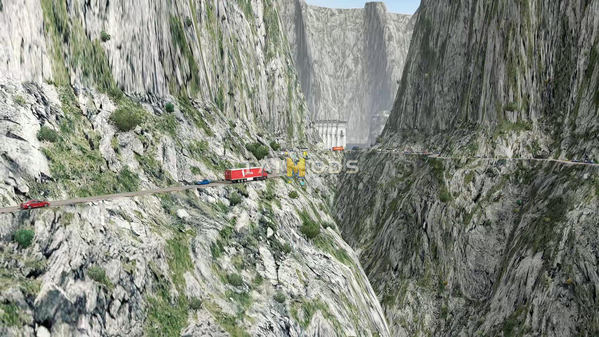 ETS2 - Dangerous Roads Map (Mapa Rotas Josimar) 1.40.x