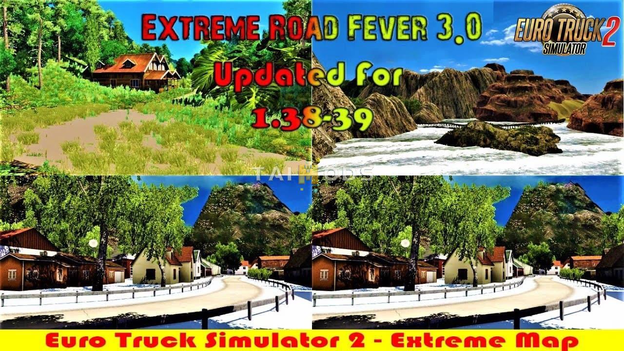 ETS2 - Extreme Road Fever Map V3.0 (1.39.x)