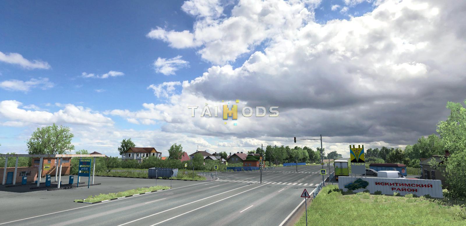 ETS2 - Novosibirsk Region Map V4.0 (1.39.x)