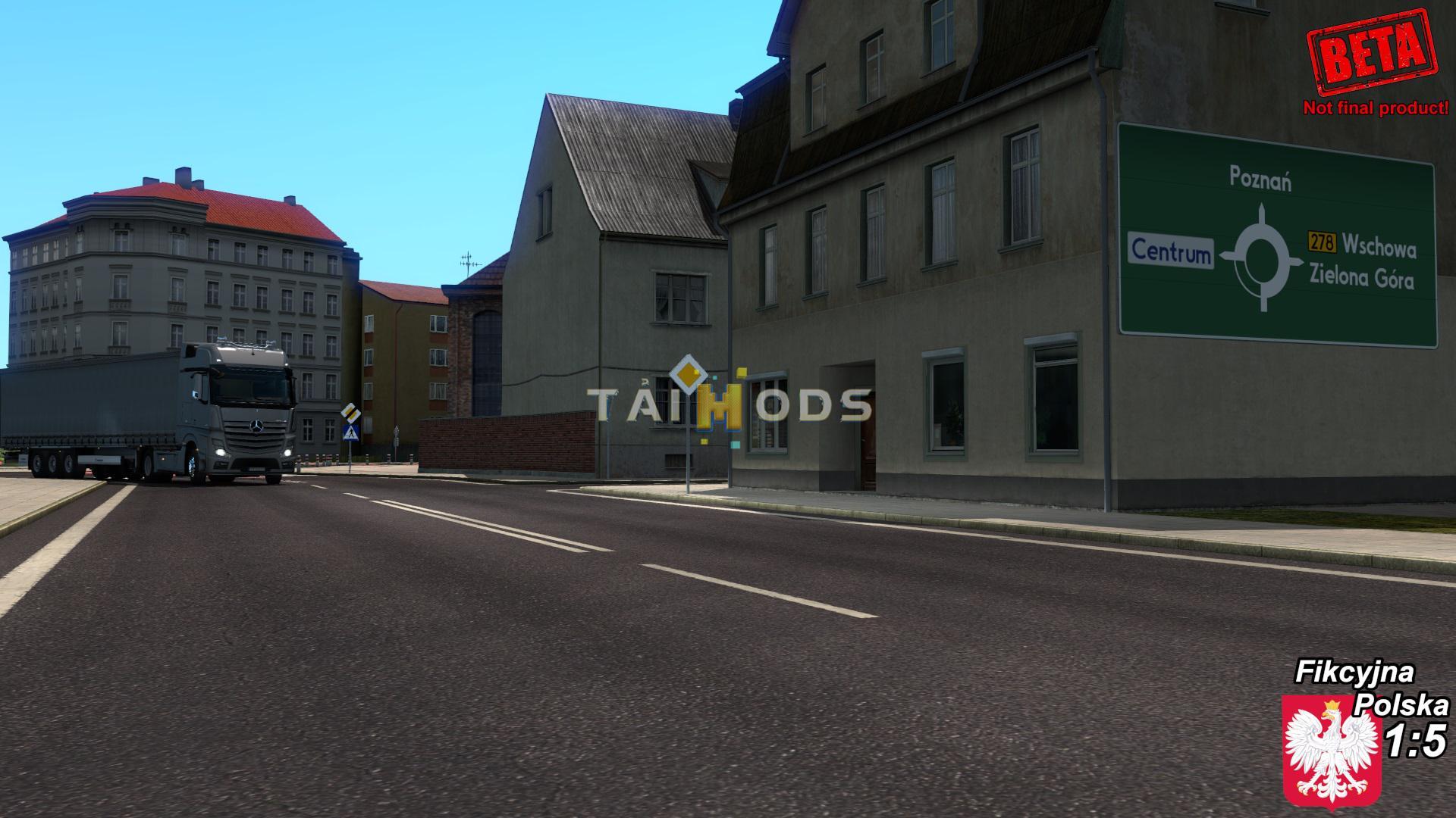 ETS2 - Fikcyjna Polska 1:5 Fixed (1.39.x)