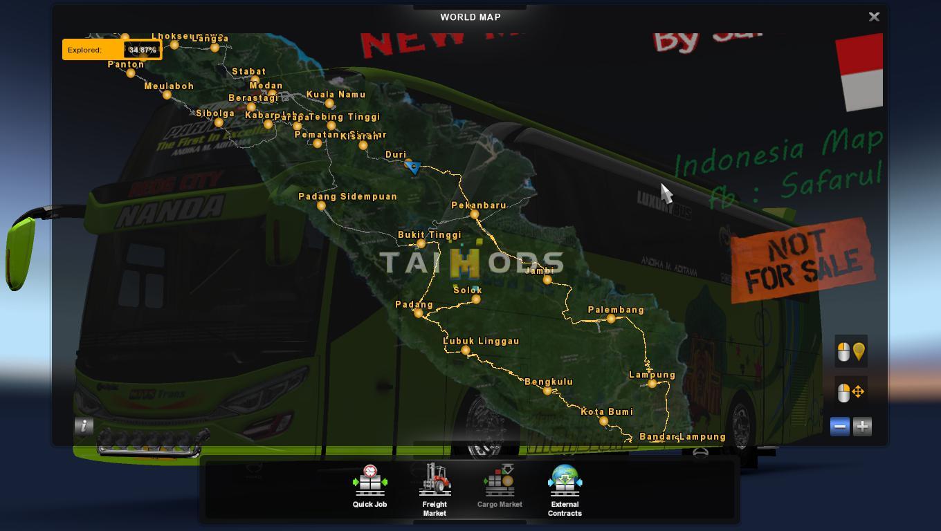 ETS2 - Rework Map Sumatra (1.39.x)