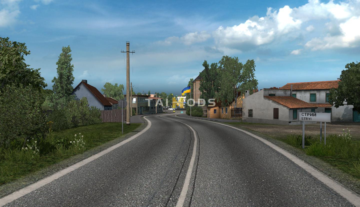 ETS2 - Lviv Oblast Expansion V0.1 Fixed for ProMods 2.51 (1.39.x)