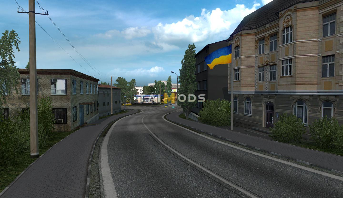 ETS2 - Lviv Oblast Expansion V0.1 Fixed for ProMods 2.51 (1.39.x)