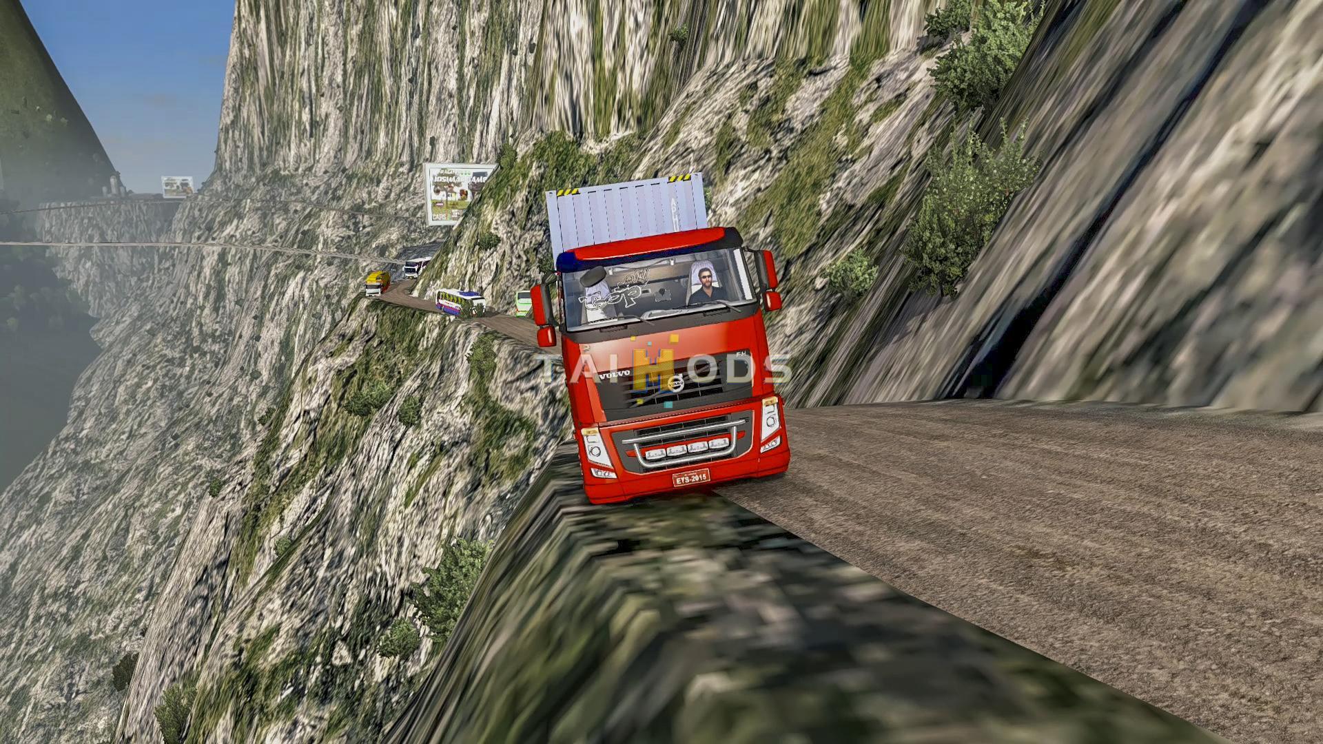 ETS2 - Rotas Josimar Map [Extreme and Dangerous Roads Map] 1.38.x