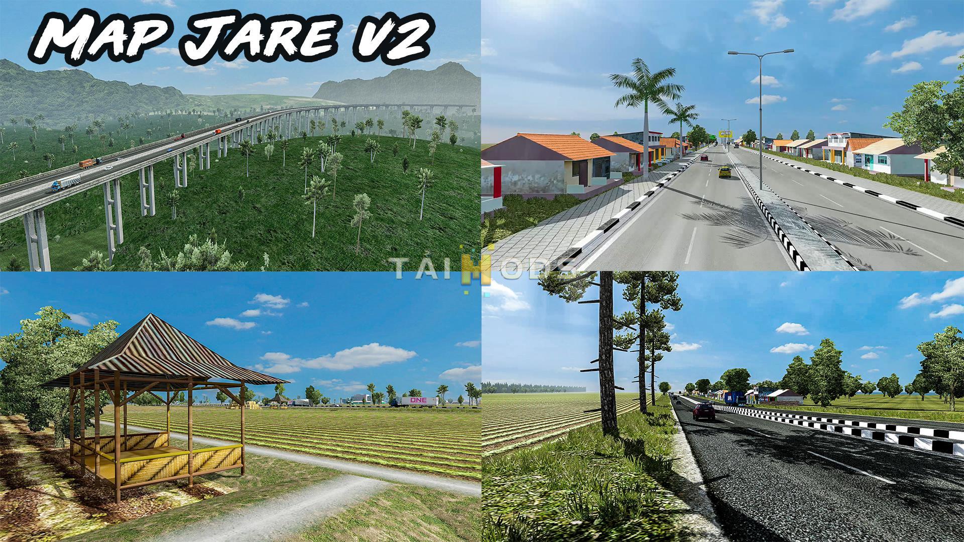ETS2 - Jare Map (Java Road Edition Map) V2.0 (1.38.x)