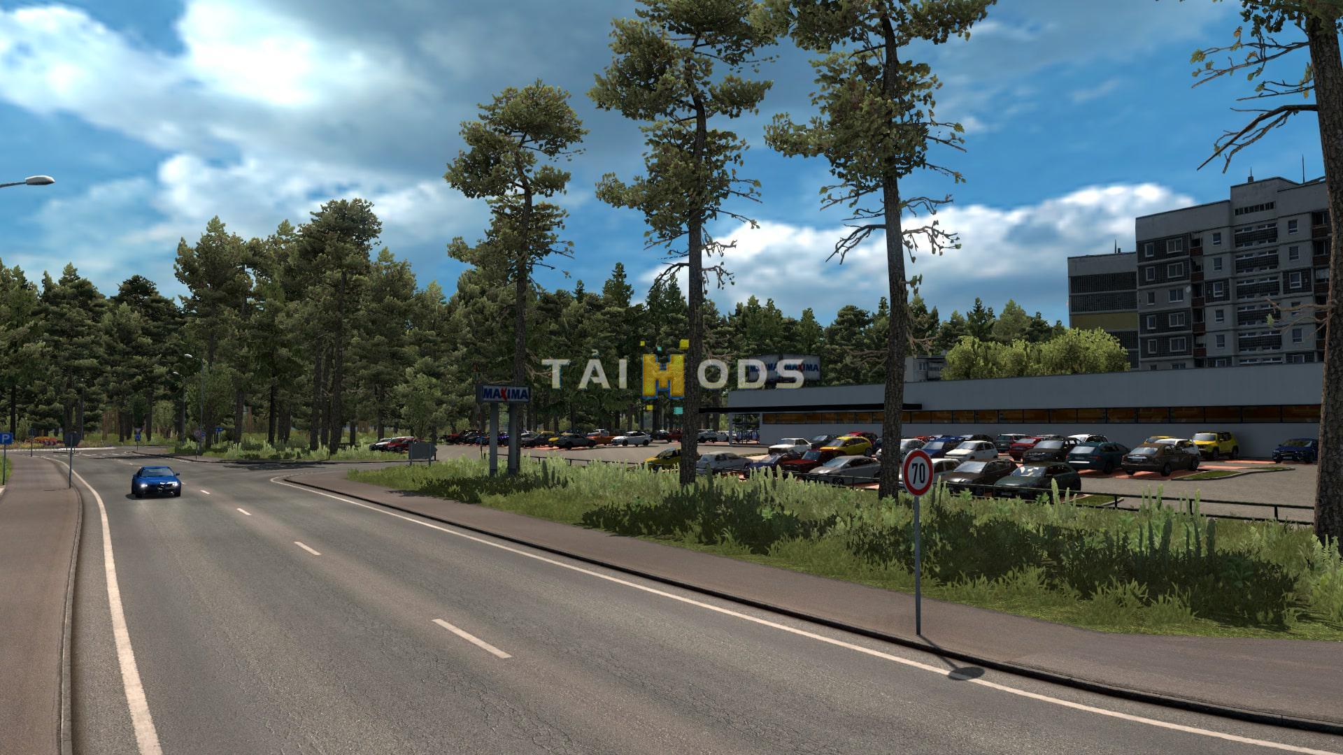 ETS2 - Riga Metro Area Rebuild V1.2A (1.38.x)