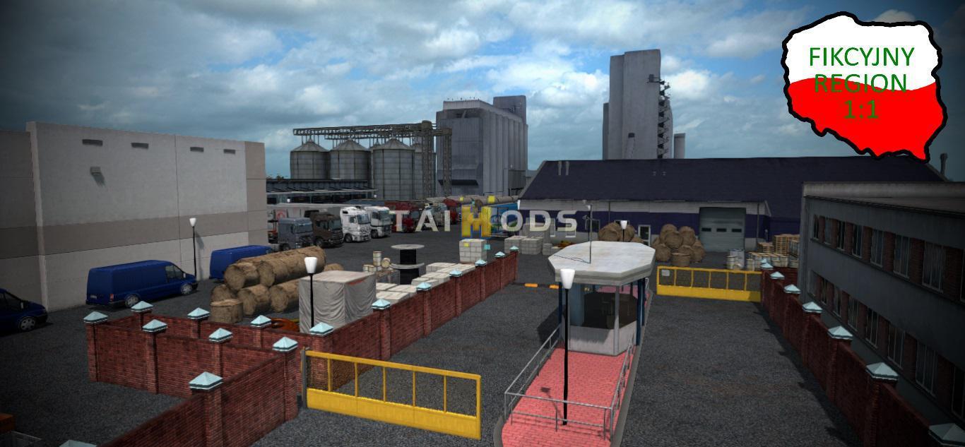 ETS2 - Fikcyjny Region 1:1 Map V0.11 Beta (1.38.x)