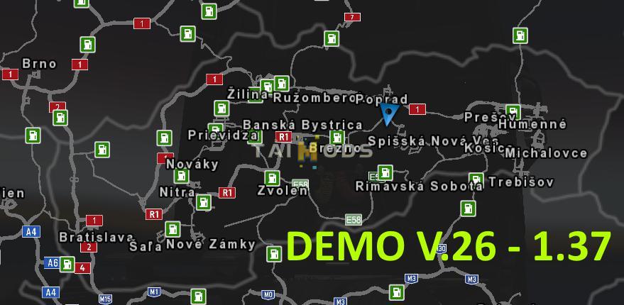 ETS2 - SVK Map V26 (1.37.x)