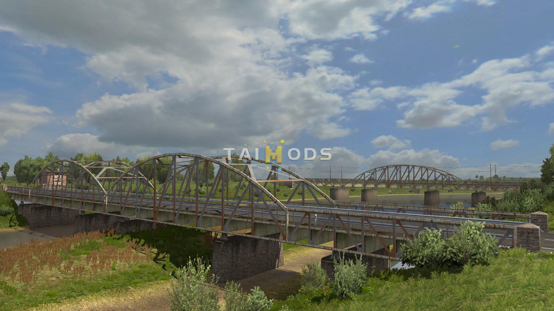 ETS2 - Fikcyjna Polska Map 1:5 V1.3 (1.37.x)