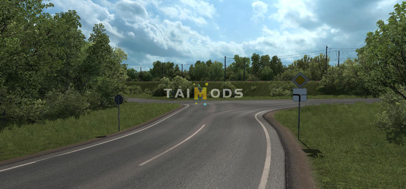 ETS2 - Add-on for RusMap (Northern Beauty) V1.0 (1.37.x)