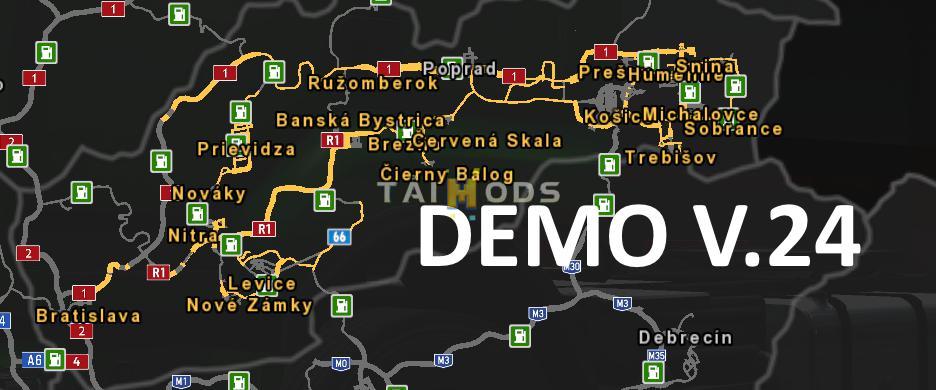 ETS2 - SVK Map By KimiSlimi Fixed Errors V24 (1.37.x)