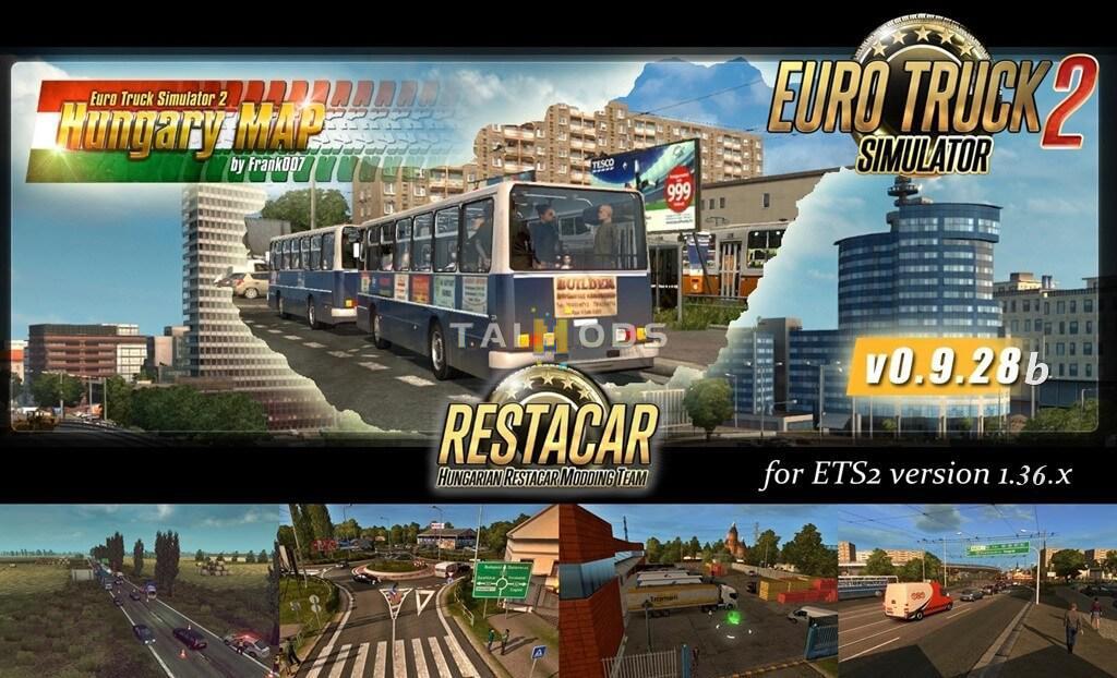 ETS2 - Hungary Map 0928b (1.36.x)