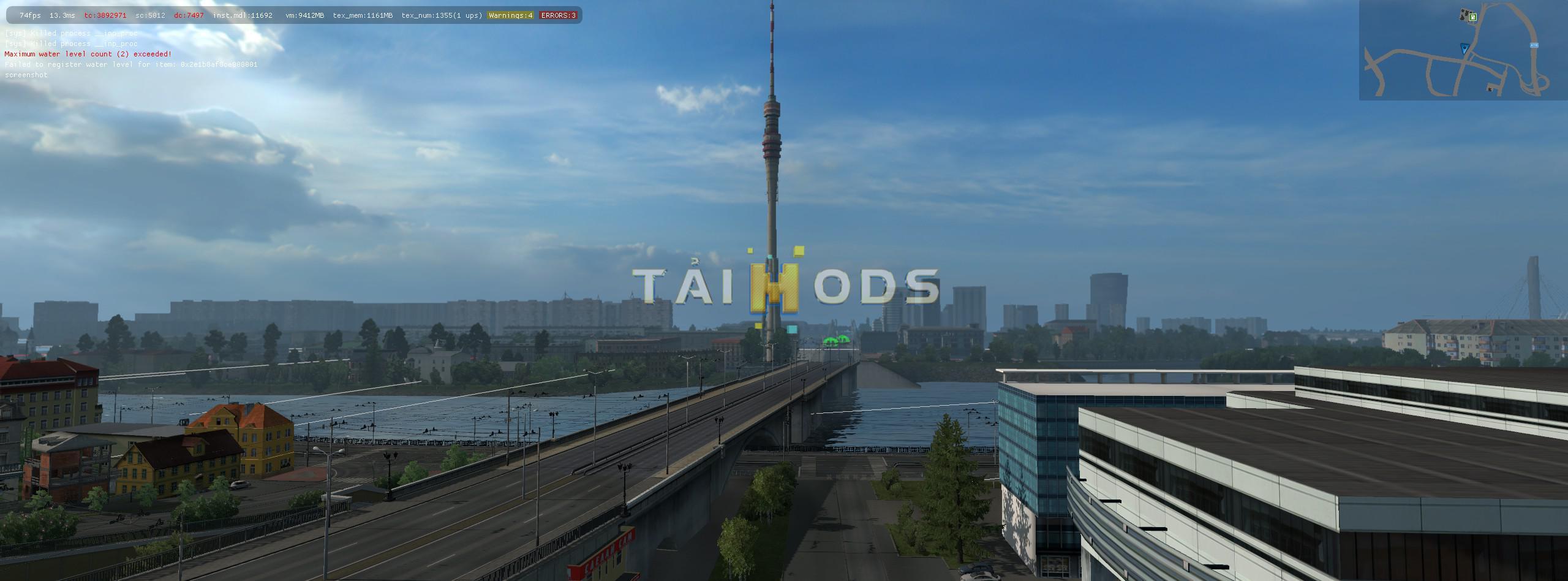 ETS2 - Addon Petersburg and Vyborg for RusMap V2.1 (1.36.x)