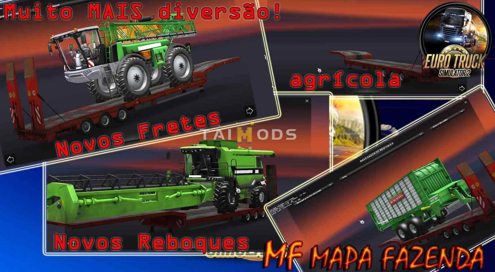 ETS2 - MF Fazenda Map V1.6 (1.36.x)