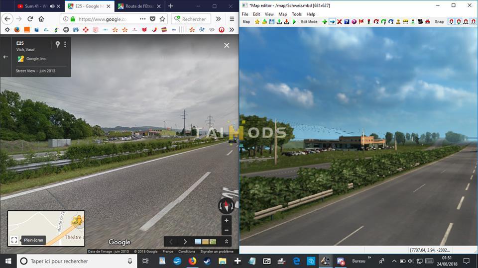 ETS2 - Switzerland 1:1 Map (1.35.x)