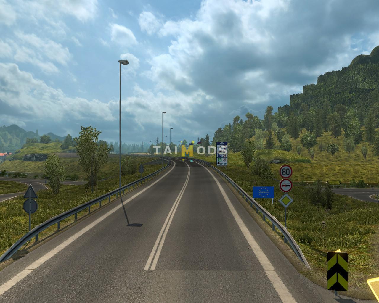 ETS2 - Border improvements Pack for ProMods 2.42 V1.1.0 (1.36.X)