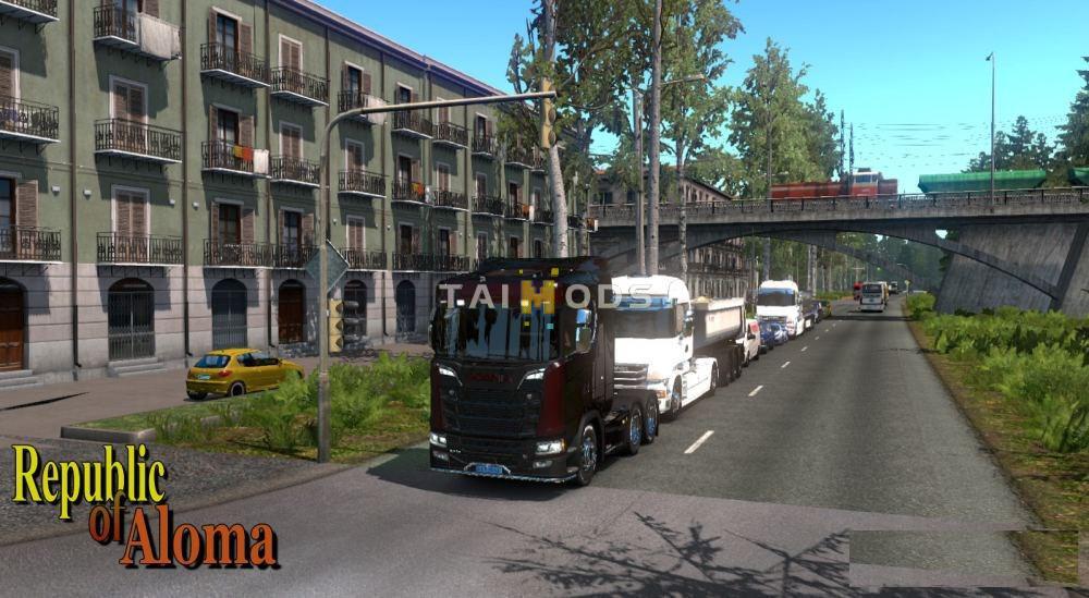 ETS2 - Map Republic of Aloma (1.35.X)