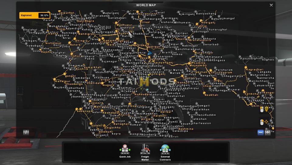 ETS2 - Pro BD Map v8 (1.35.X)