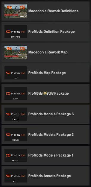 ETS2 - Macedonia Rework v1.0 for ProMods v2.41 (1.35.X)