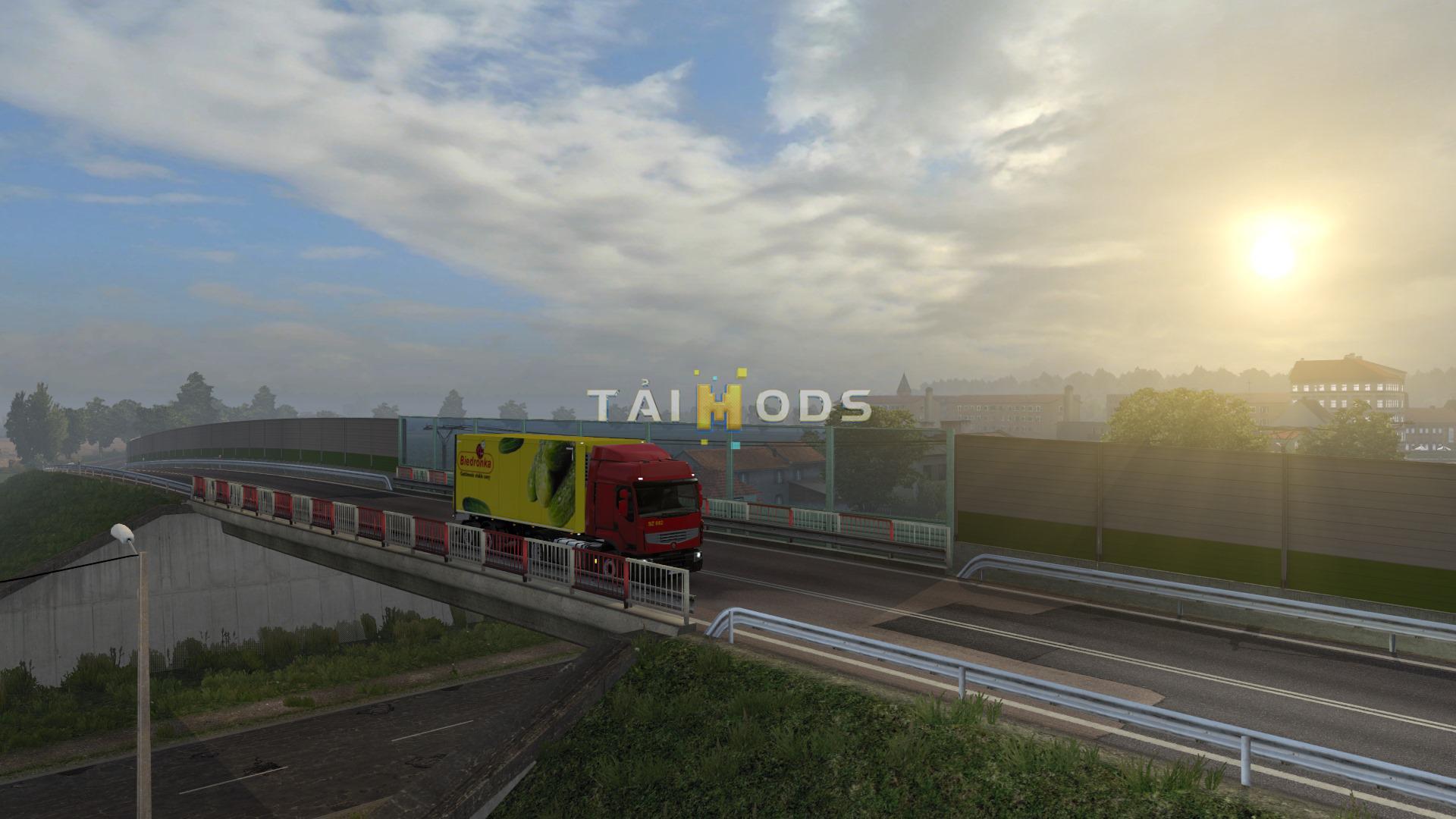 ETS2 - Fikcyjna Polska 1:5 v1.0 (1.35.X)