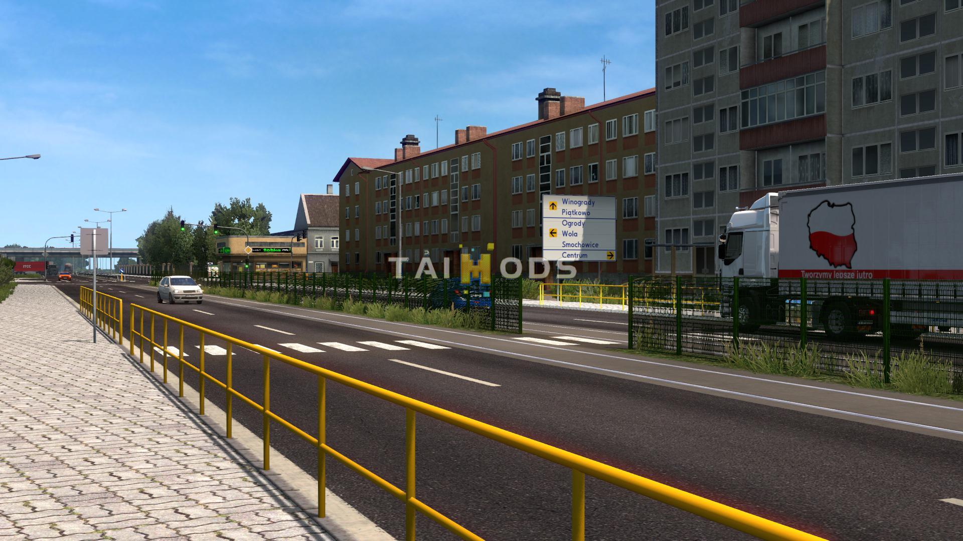 ETS2 - Fikcyjna Polska 1:5 v1.0 (1.35.X)
