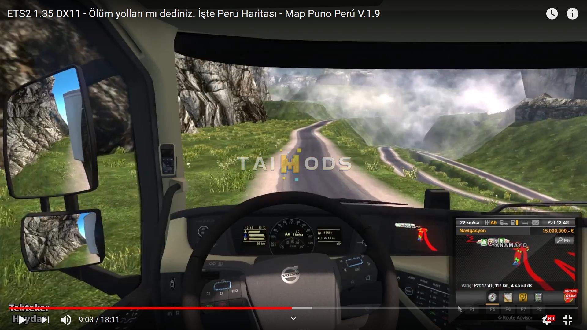 ETS2 - Map Puno Peru v1.9 DX11 (1.35.X)