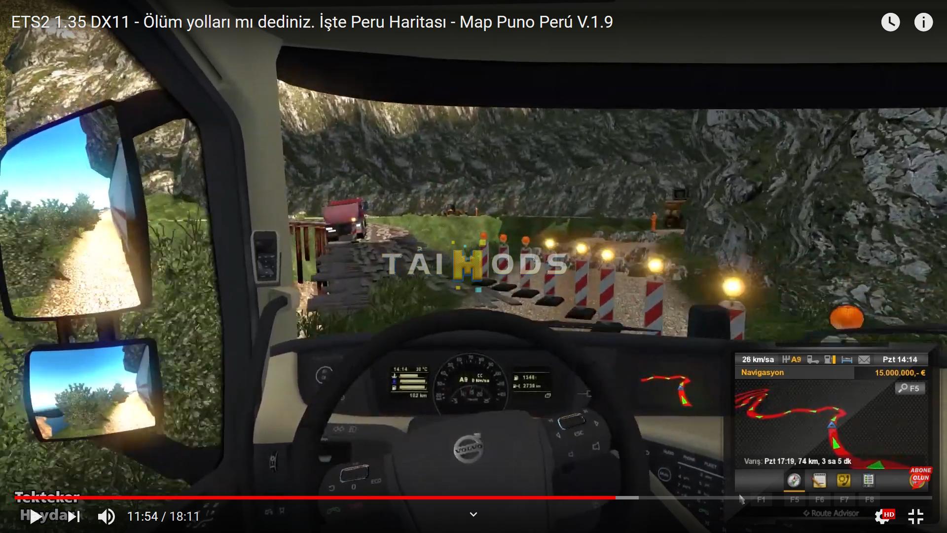 ETS2 - Map Puno Peru v1.9 DX11 (1.35.X)