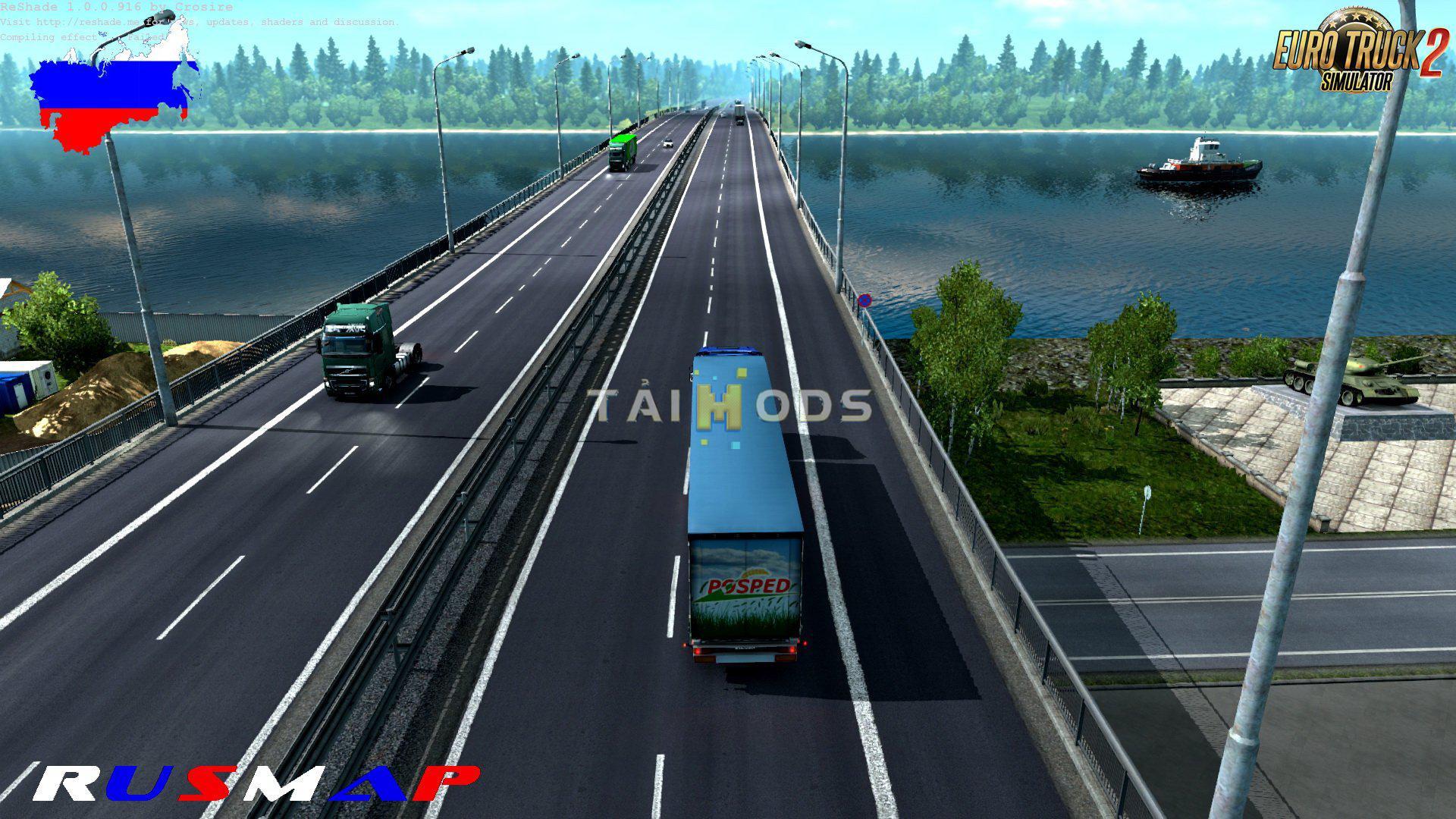 ETS2 - RusMap V1.9.0 - Fix (1.35.X)