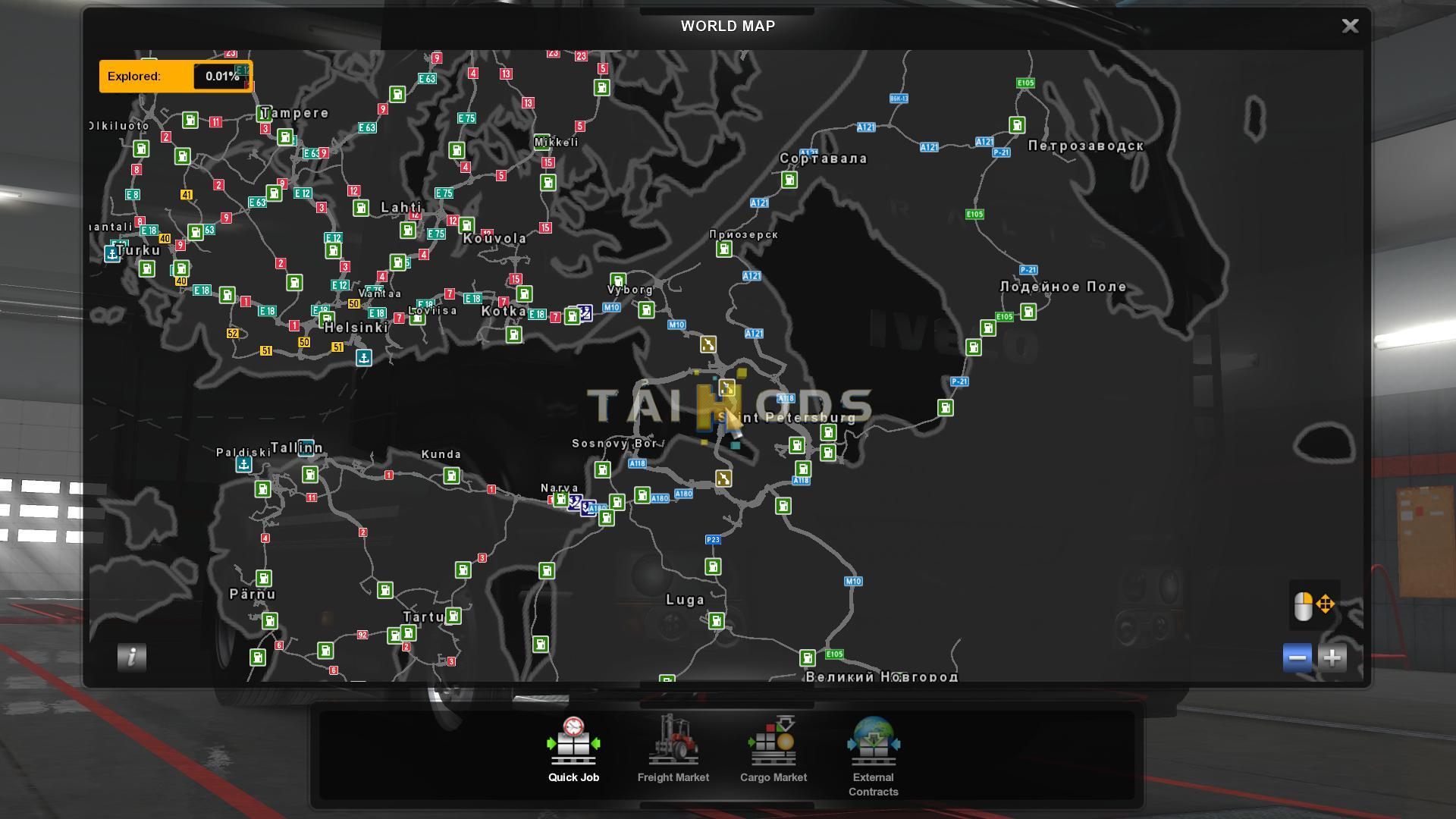 ETS2 - Rusmap V1.8.1.2 for Promods 2.41 Fix (1.35.X)