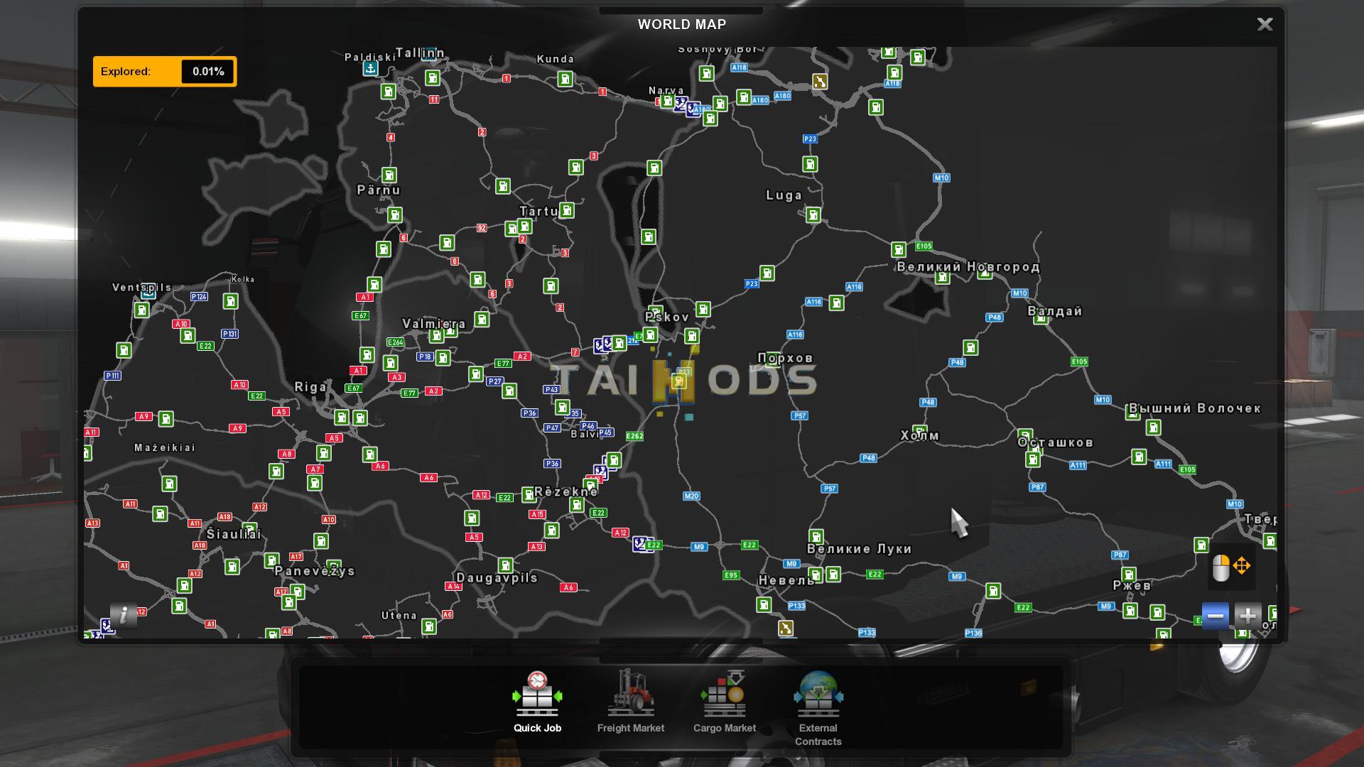 ETS2 - Rusmap V1.8.1.2 for Promods 2.41 Fix (1.35.X)
