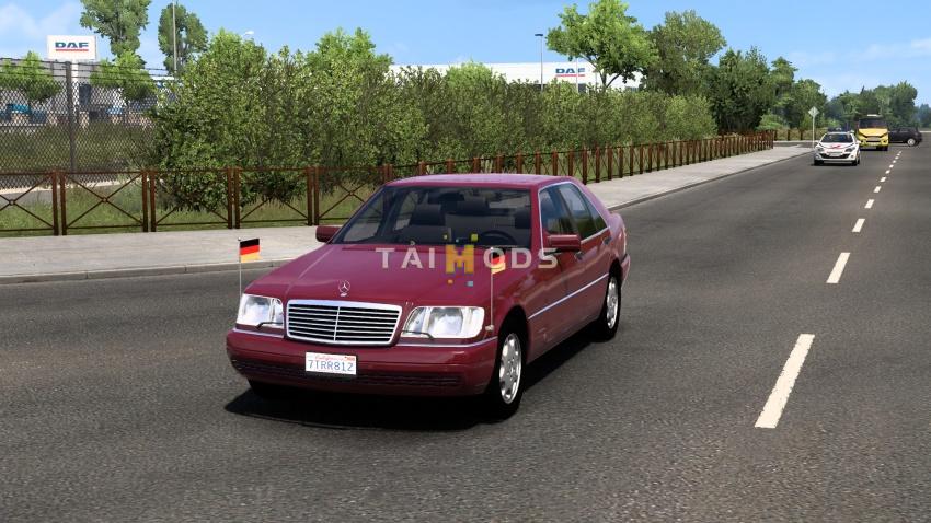 ETS2 - Mercedes-Benz W140 S-Class S600 V2.1 (1.57.x)