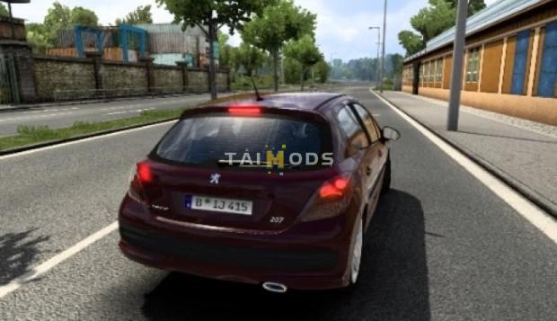 ETS2 - Peugeot 207 Sedan 2007 V1.0 (1.48.x)