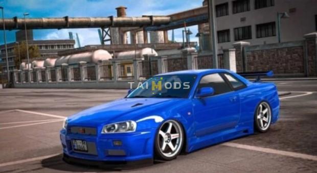 ETS2 - Nissan Skyline GT-R R34 (1.45.x)