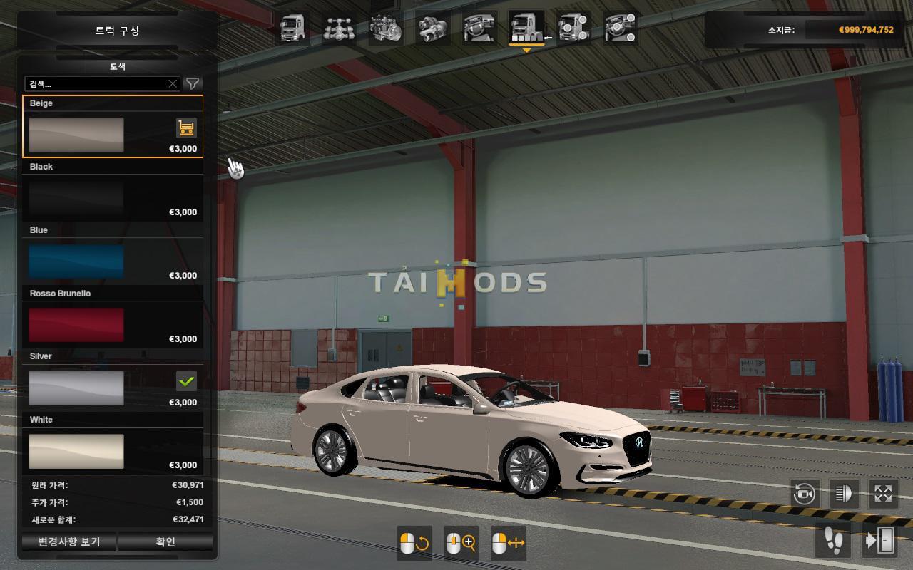 ETS2 - Hyundai Grandeur V2 (1.38.x)