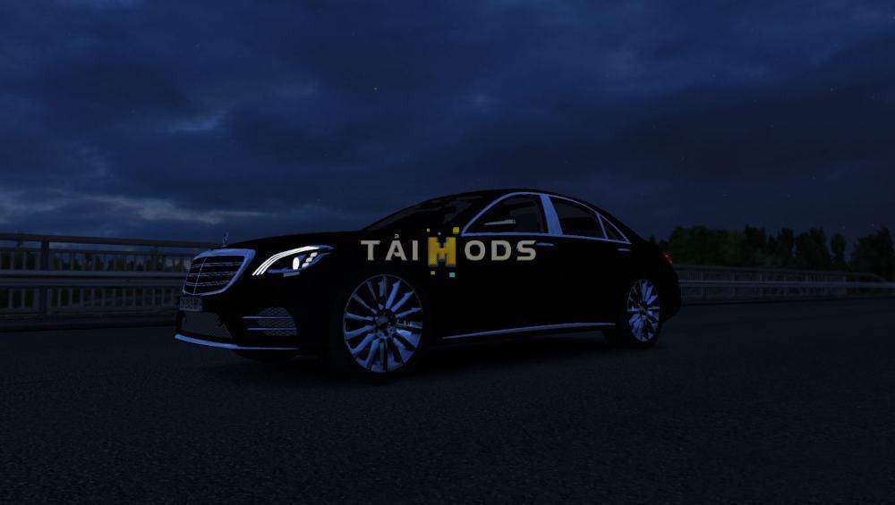 ETS2 - Mercedes Benz S400D 4Matic 2019 Car Mod V1.0 (1.35.x)