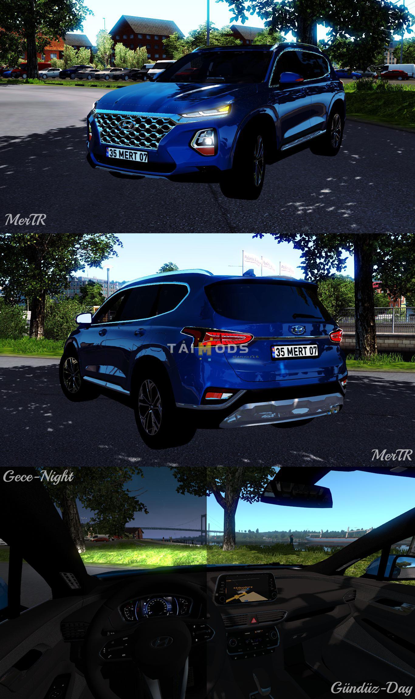 ETS2 - Hyundai Santa Fe 2019 Car Mod (1.35.X)