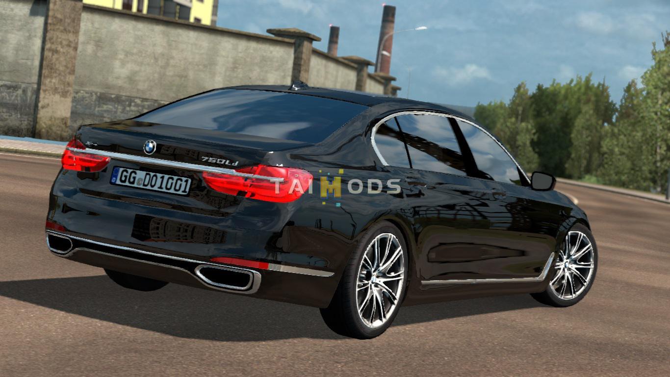 ETS2 - BMW 750Ld Car Mod (1.35.x)